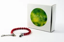 Bracciale Tennis Light MADEINITALIA DESIGN Rosso Nero