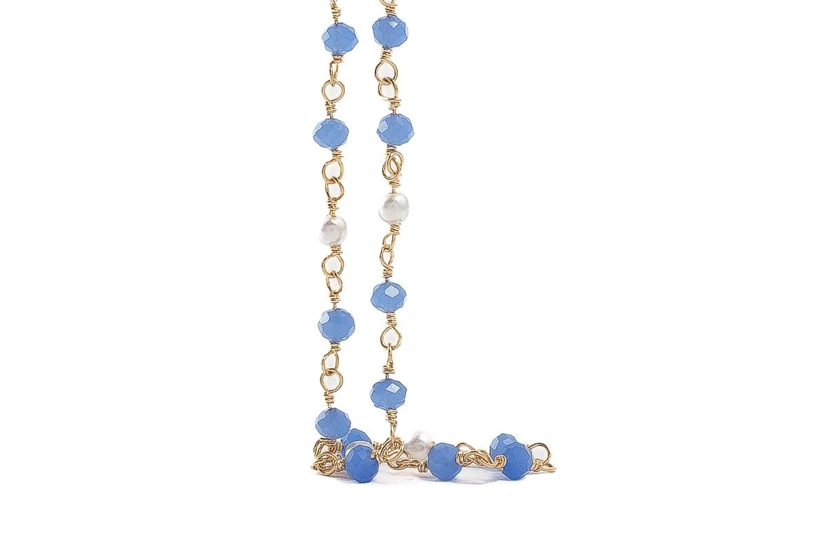 Catenella Occhiali CENTRO STYLE Positano Azzurro 5 Catenella Occhiali CENTRO STYLE Positano Azzurro - immagine 3