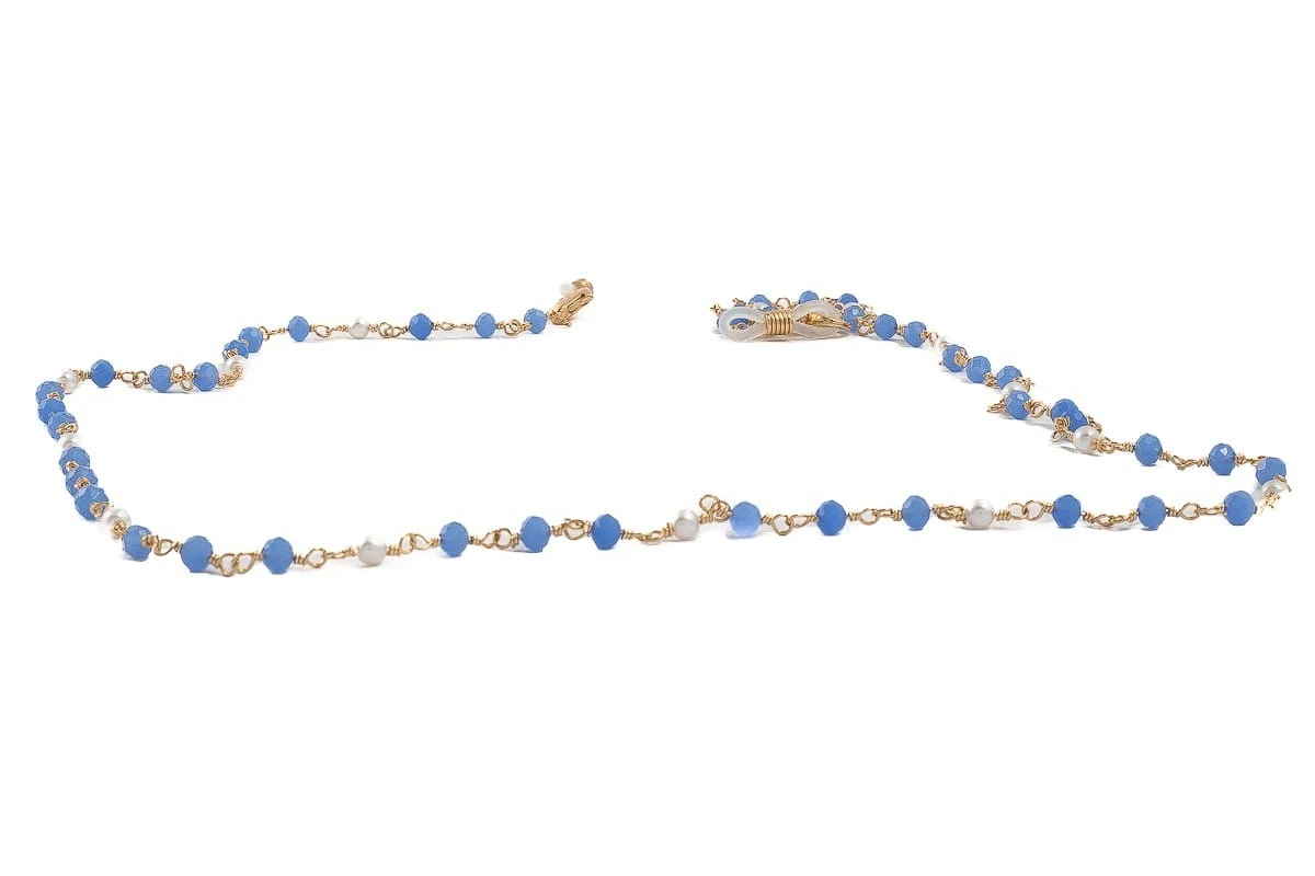 Catenella Occhiali CENTRO STYLE Positano Azzurro 3 Catenella Occhiali CENTRO STYLE Positano Azzurro