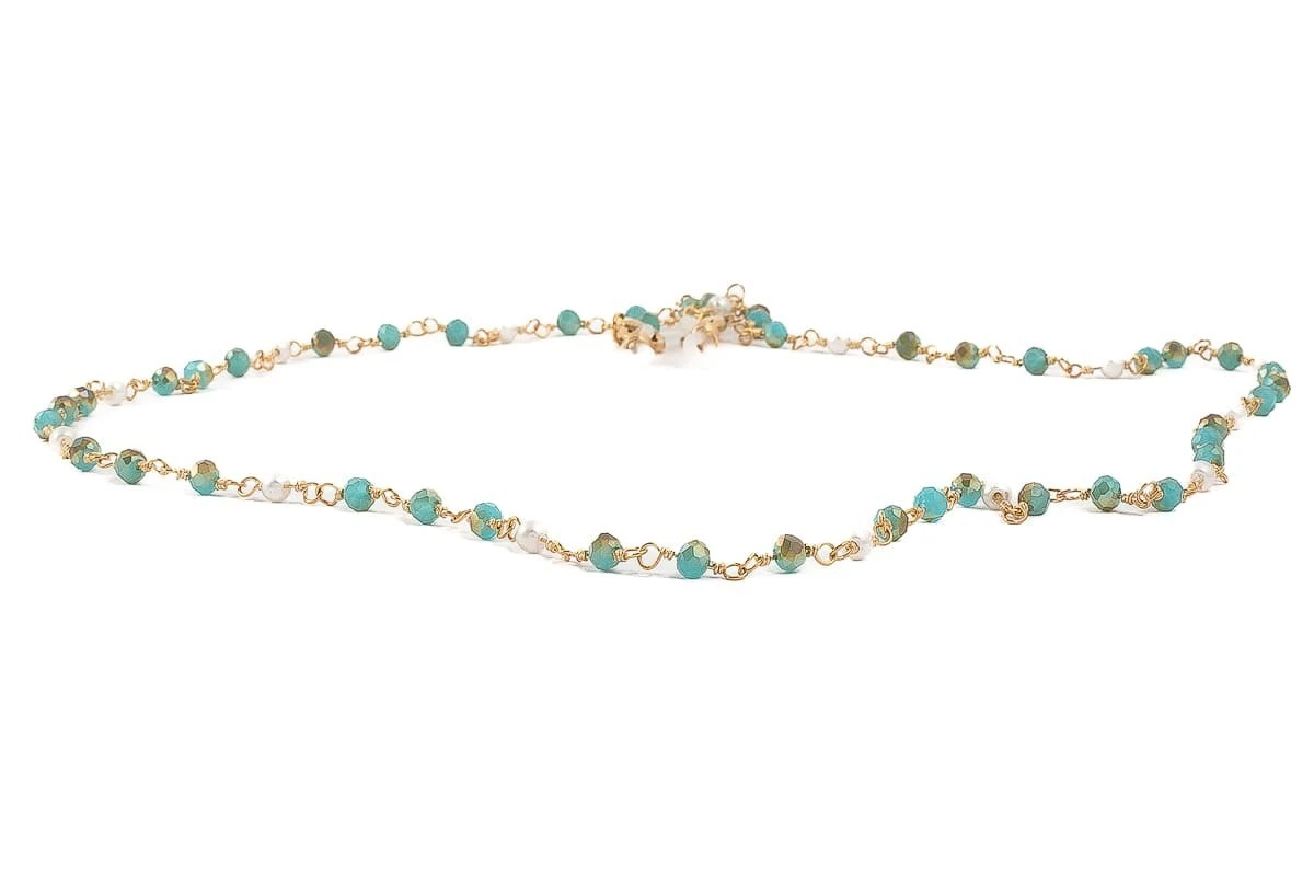 Catenella Occhiali CENTRO STYLE Positano Verde 3 Catenella Occhiali CENTRO STYLE Positano Verde