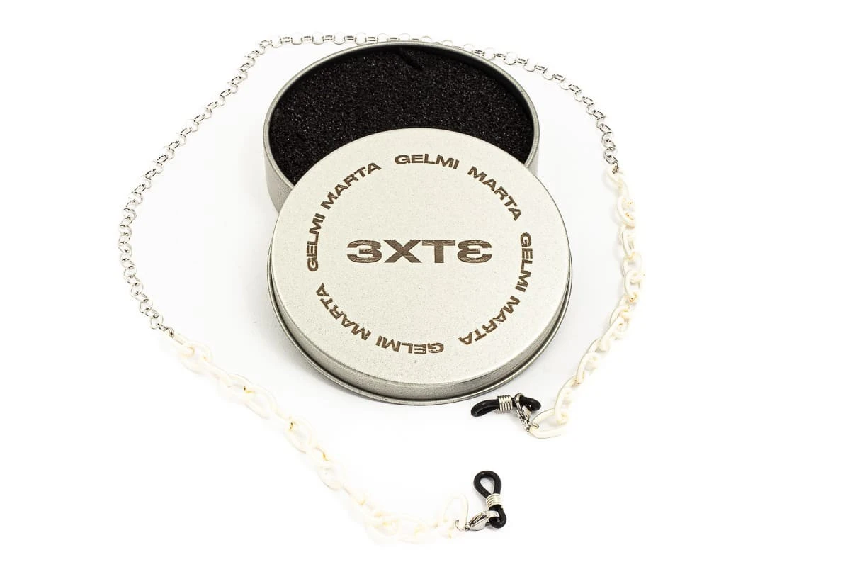 Catenella Occhiali - Collana MARTA GELMI 3XTE Big Chain Bianco 3 Catenella Occhiali - Collana MARTA GELMI 3XTE Big Chain Bianco