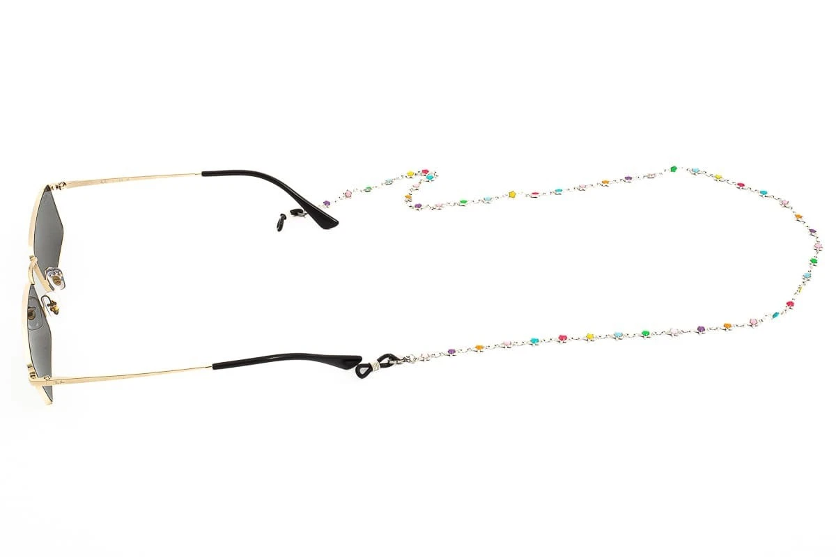 Catenella Occhiali - Collana MARTA GELMI 3XTE Chain Elements Stelle Colorate 4 Catenella Occhiali - Collana MARTA GELMI 3XTE Chain Elements Stelle Colorate - immagine 2