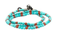 Catenella Occhiali - Collana MARTA GELMI 3XTE Earth And Sea Turchese E Corallo -Occhiali Alla Moda catenella occhiali collana marta gelmi 3xte earth and sea turchese e corallo 2