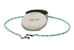 Catenella Occhiali - Collana MARTA GELMI 3XTE Earth And Sea Turchese E Corallo