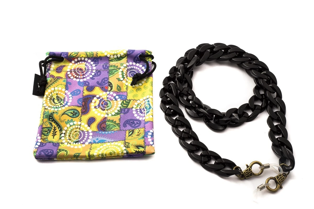 Catenella Per Occhiali Thick AIRPORT 10031 Black 3 Catenella Per Occhiali Thick AIRPORT 10031 Black