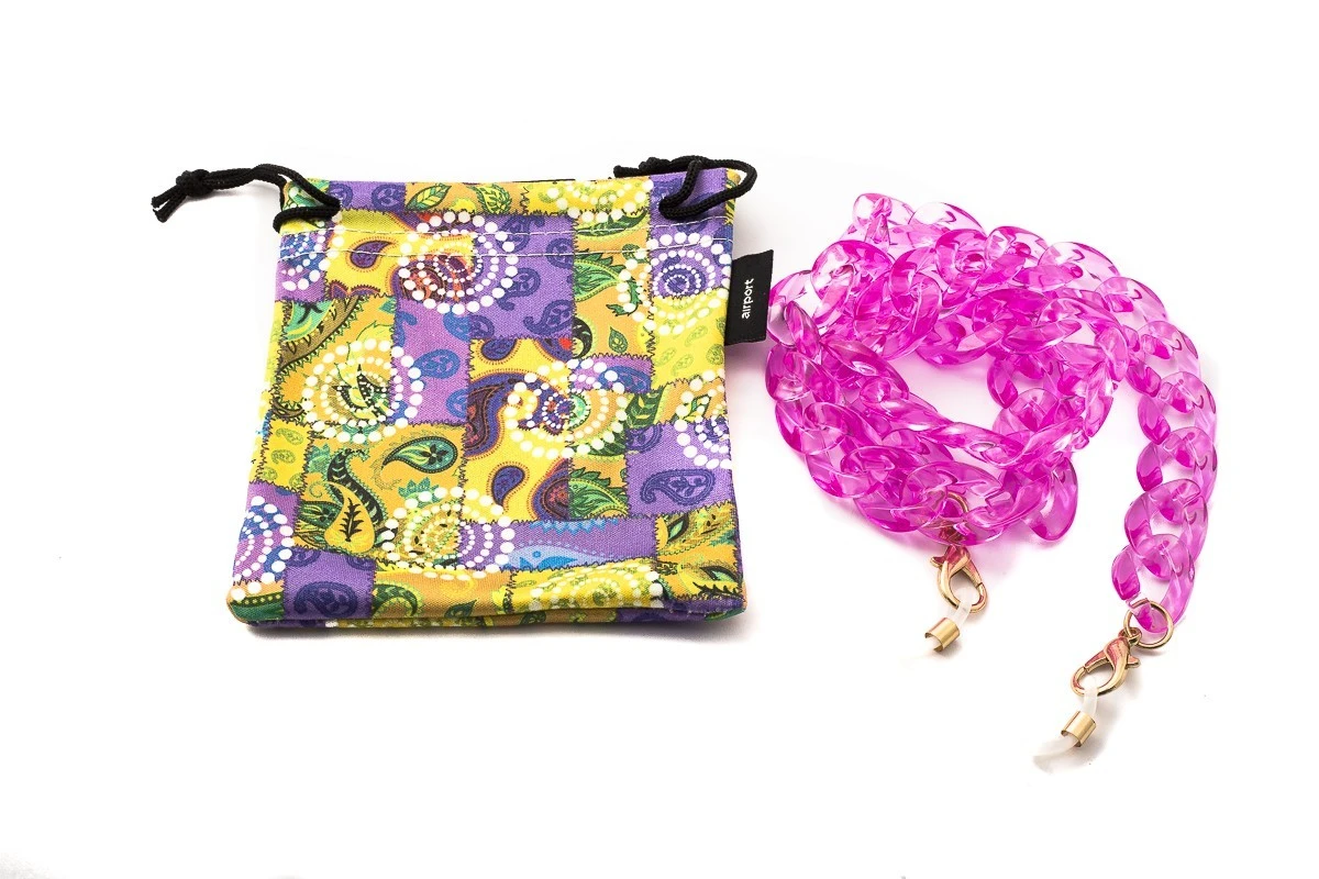 Catenella Per Occhiali Thick AIRPORT 10150 Shiny Pink 3 Catenella Per Occhiali Thick AIRPORT 10150 Shiny Pink