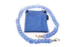 Catenella Per Occhiali Thick AIRPORT 10150 Translucent Blue -Occhiali Alla Moda catenella per occhiali thick airport 10150 translucent blue 1