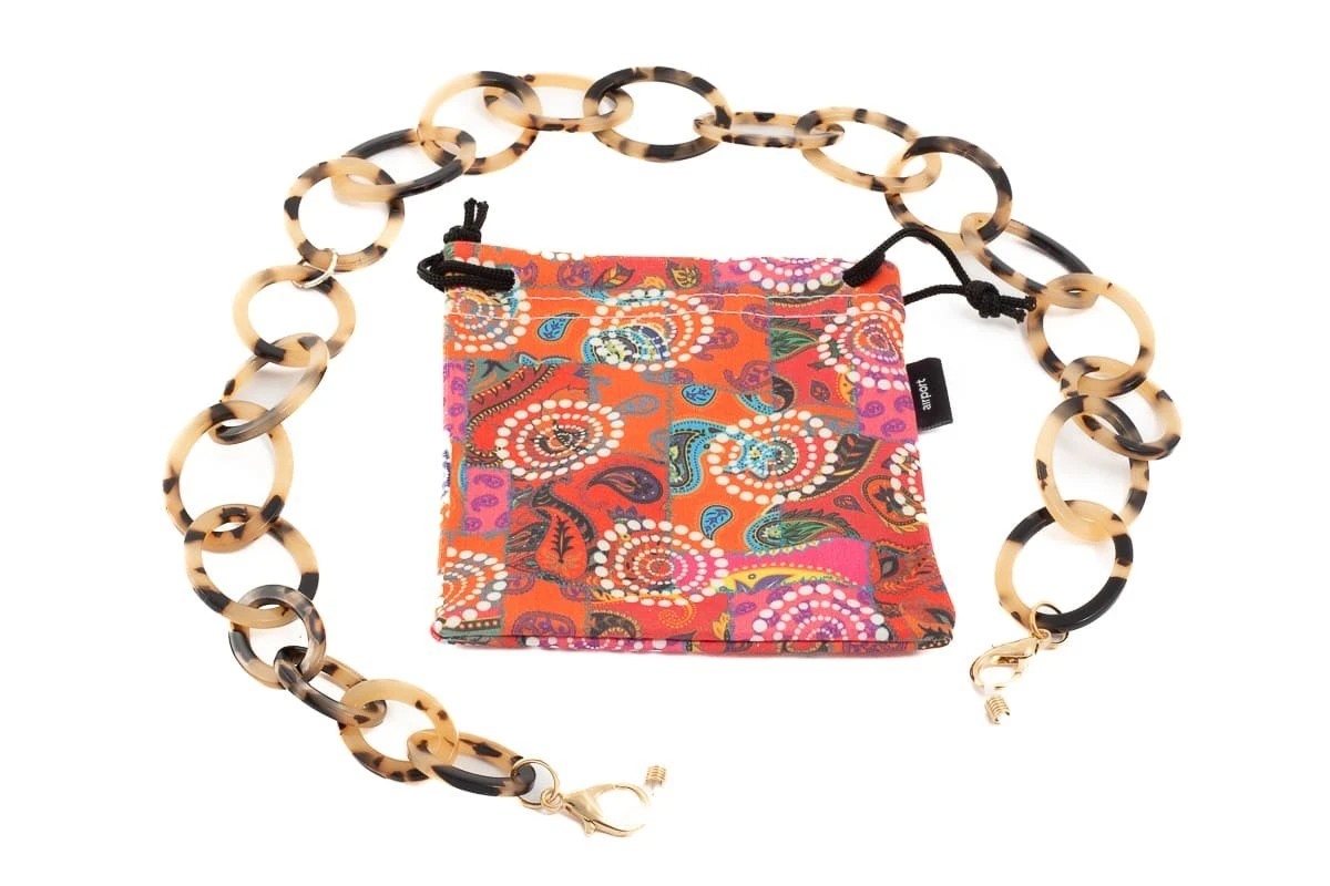 Catenella Portaocchiali AIRPORT Air 10168 Oval Brown 3 Catenella Portaocchiali AIRPORT Air 10168 Oval Brown