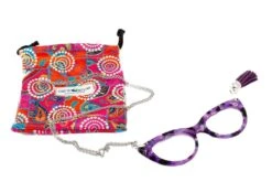 Collana Con Lenti Ingrandenti AIRPORT Air 09589 Viola -Occhiali Alla Moda collana con lenti ingrandenti airport air 09589 viola 1