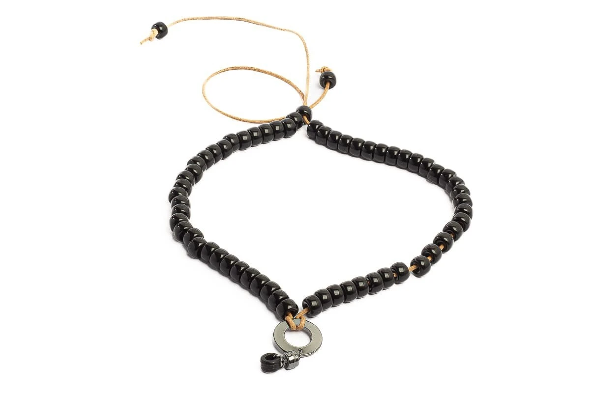 Collana Portaocchiali Magnetica EYESONOFF Glassy Nera 4 Collana Portaocchiali Magnetica EYESONOFF Glassy Nera - immagine 2