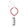 Collana Portaocchiali Magnetica EYESONOFF Glassy Rossa -Occhiali Alla Moda collana portaocchiali magnetica eyesonoff glassy rossa