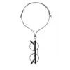 Collana Portaocchiali Magnetica EYESONOFF Laccio Nero -Occhiali Alla Moda collana portaocchiali magnetica eyesonoff laccio nero