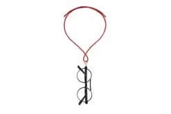 Collana Portaocchiali Magnetica EYESONOFF Rodeo Caucciù Rosso