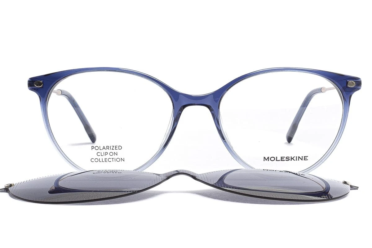 Occhiali Da Vista Con Clip On MOLESKINE MO1236 53 3 Occhiali Da Vista Con Clip On MOLESKINE MO1236 53