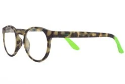 Occhiali Da Lettura Premontati DOUBLEICE Round Demi Fluo Green Turtle -Occhiali Alla Moda occhiali da lettura premontati doubleice round demi fluo green turtle 2