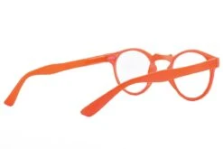 Occhiali Da Lettura Premontati DOUBLEICE Round Fluo Orange -Occhiali Alla Moda occhiali da lettura premontati doubleice round fluo orange 5