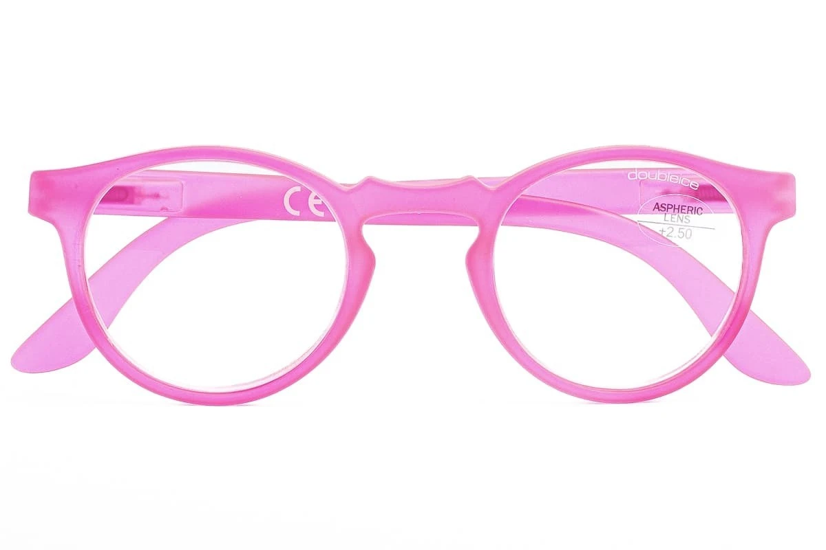 Occhiali Da Lettura Premontati DOUBLEICE Round Fluo Pink 6 Occhiali Da Lettura Premontati DOUBLEICE Round Fluo Pink - immagine 4