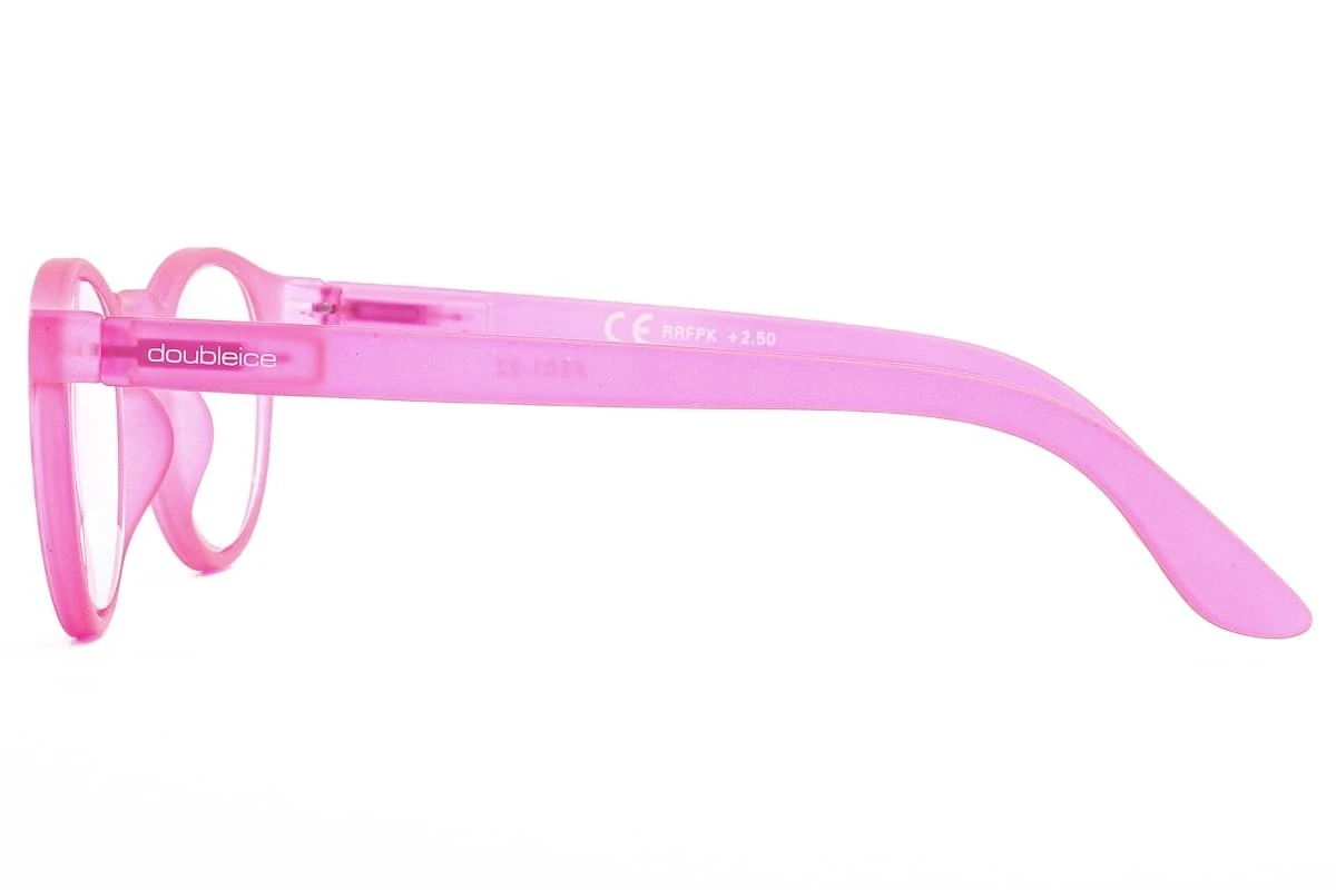 Occhiali Da Lettura Premontati DOUBLEICE Round Fluo Pink 8 Occhiali Da Lettura Premontati DOUBLEICE Round Fluo Pink - immagine 6