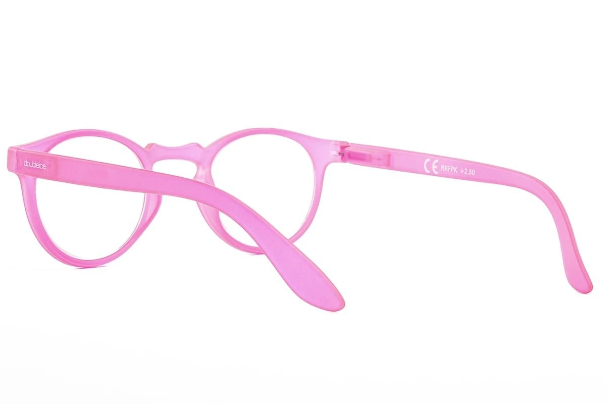 Occhiali Da Lettura Premontati DOUBLEICE Round Fluo Pink 9 Occhiali Da Lettura Premontati DOUBLEICE Round Fluo Pink - immagine 7