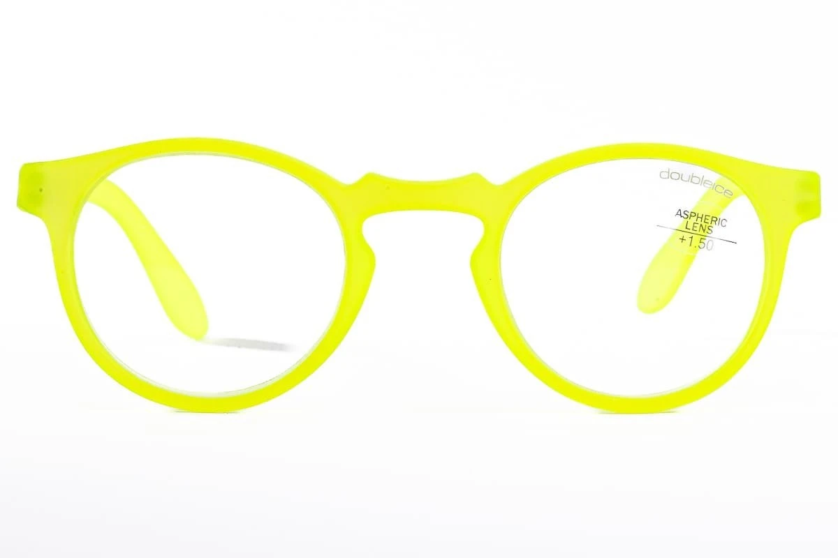 Occhiali Da Lettura Premontati DOUBLEICE Round Fluo Yellow 9 Occhiali Da Lettura Premontati DOUBLEICE Round Fluo Yellow - immagine 7