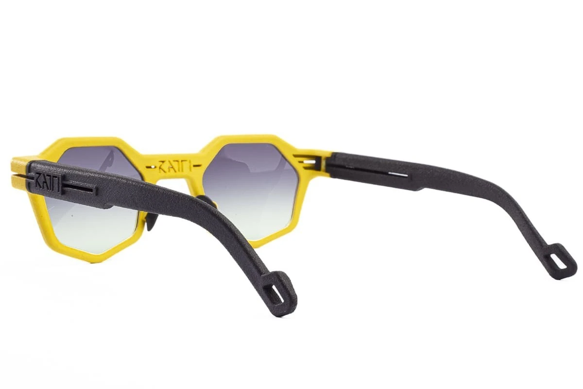 Occhiali Da Sole RATTI EYEWEAR Marte Yellow 3D Printed 7 Occhiali Da Sole RATTI EYEWEAR Marte Yellow 3D Printed - immagine 5