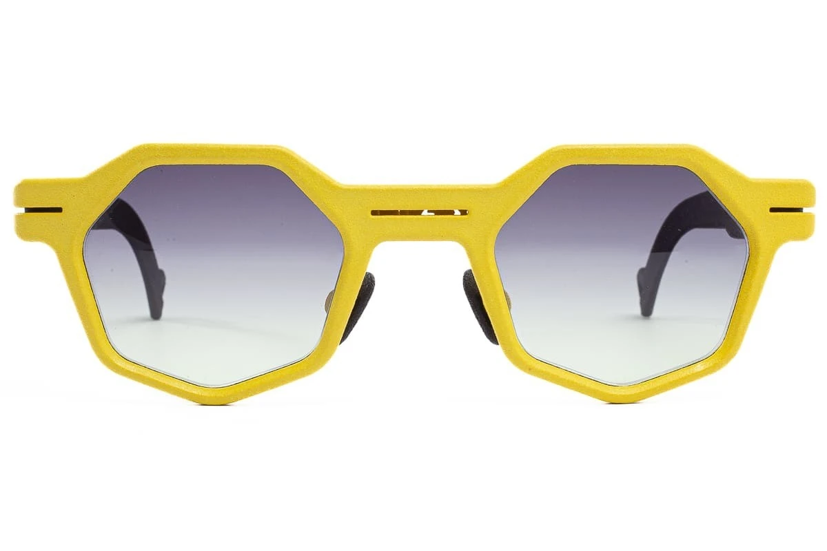 Occhiali Da Sole RATTI EYEWEAR Marte Yellow 3D Printed 10 Occhiali Da Sole RATTI EYEWEAR Marte Yellow 3D Printed - immagine 8