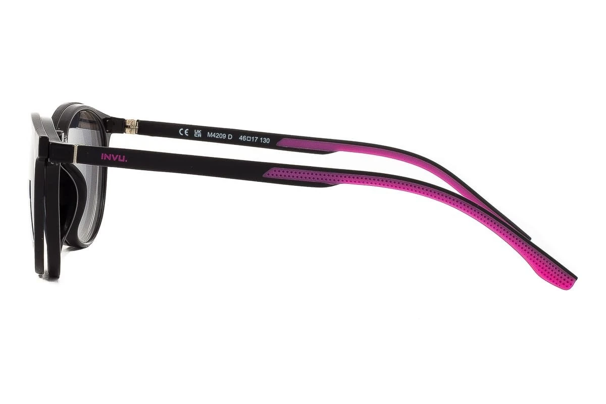 Occhiali Da Vista Con Clip Sole Per Bambini INVU M4209 D 6 Occhiali Da Vista Con Clip Sole Per Bambini INVU M4209 D - immagine 4