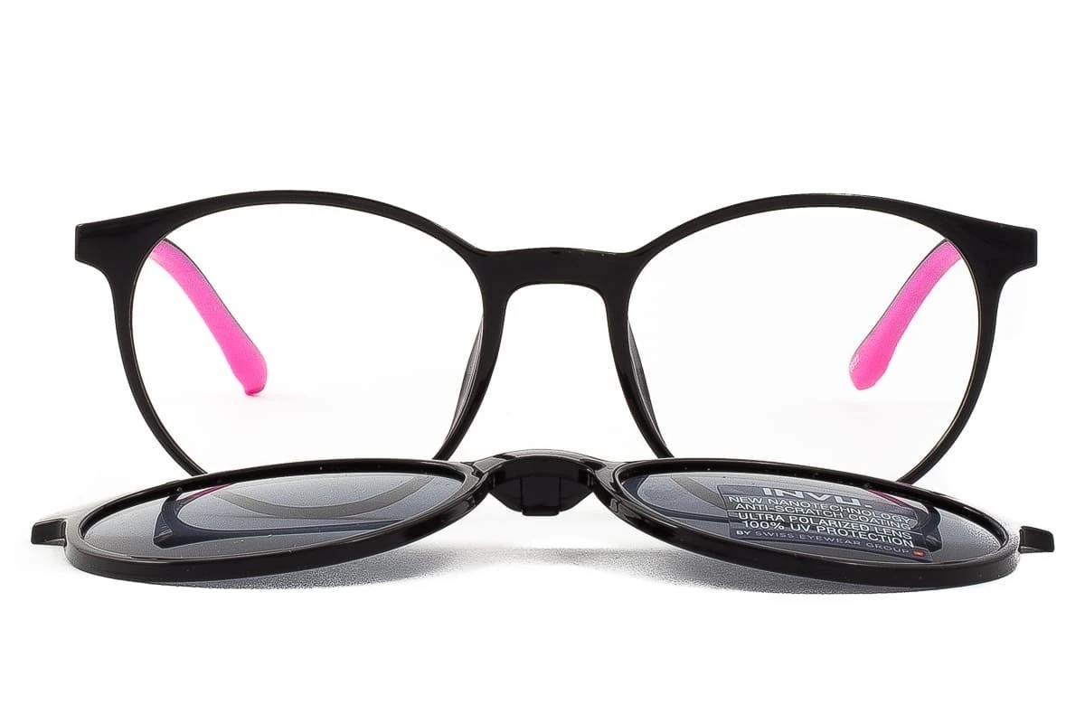 Occhiali Da Vista Con Clip Sole Per Bambini INVU M4209 D 3 Occhiali Da Vista Con Clip Sole Per Bambini INVU M4209 D
