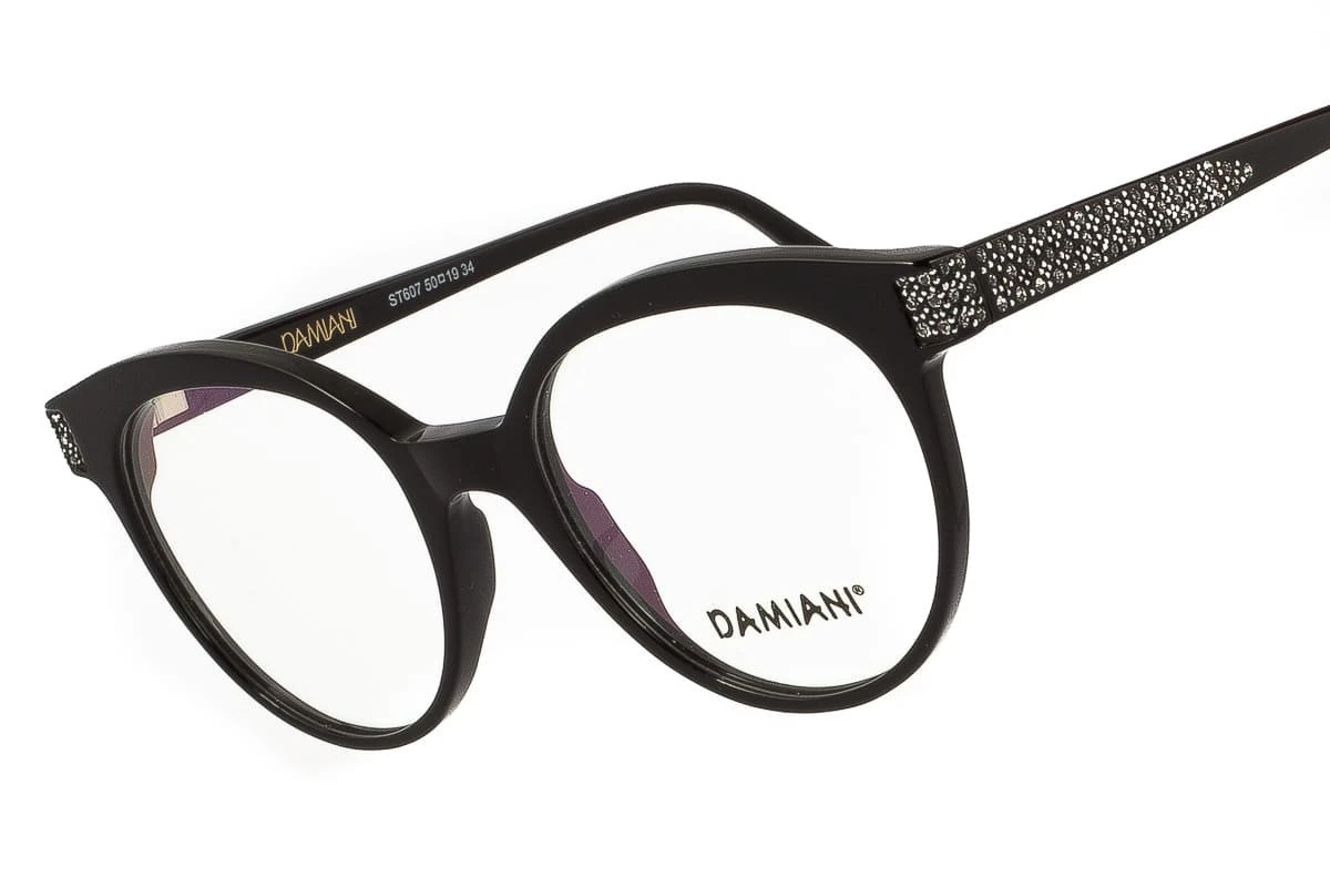 Occhiali Da Vista DAMIANI St607 34 Strass 10 Occhiali Da Vista DAMIANI St607 34 Strass - immagine 8