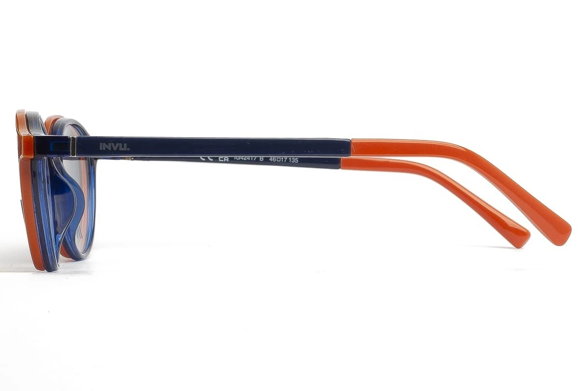 Occhiali Da Vista Per Bambini INVU IG42417 B Clip Sole 6 Occhiali Da Vista Per Bambini INVU IG42417 B Clip Sole - immagine 4