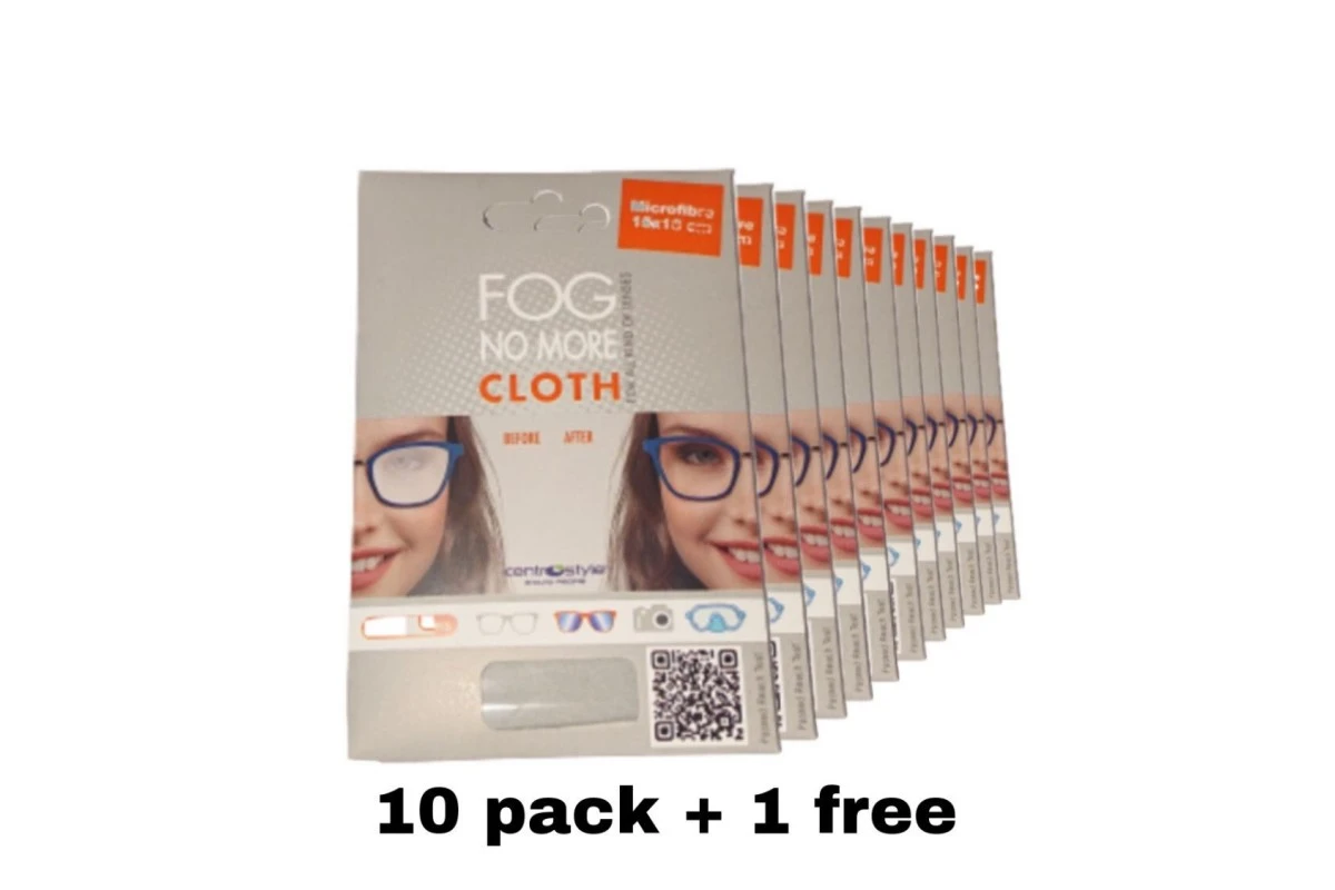 Panno Antiappannante Occhiali NO FOG Microfibra (10 Panni +1) 3 Panno Antiappannante Occhiali NO FOG Microfibra (10 Panni +1)